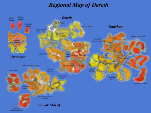The Planet of Dereth, as shown before the appearance of Knorr